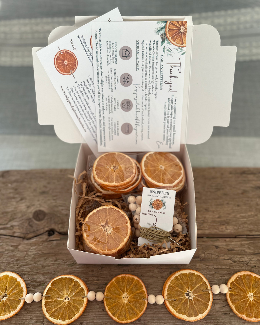 Rustic Citrus DIY Garland Kit