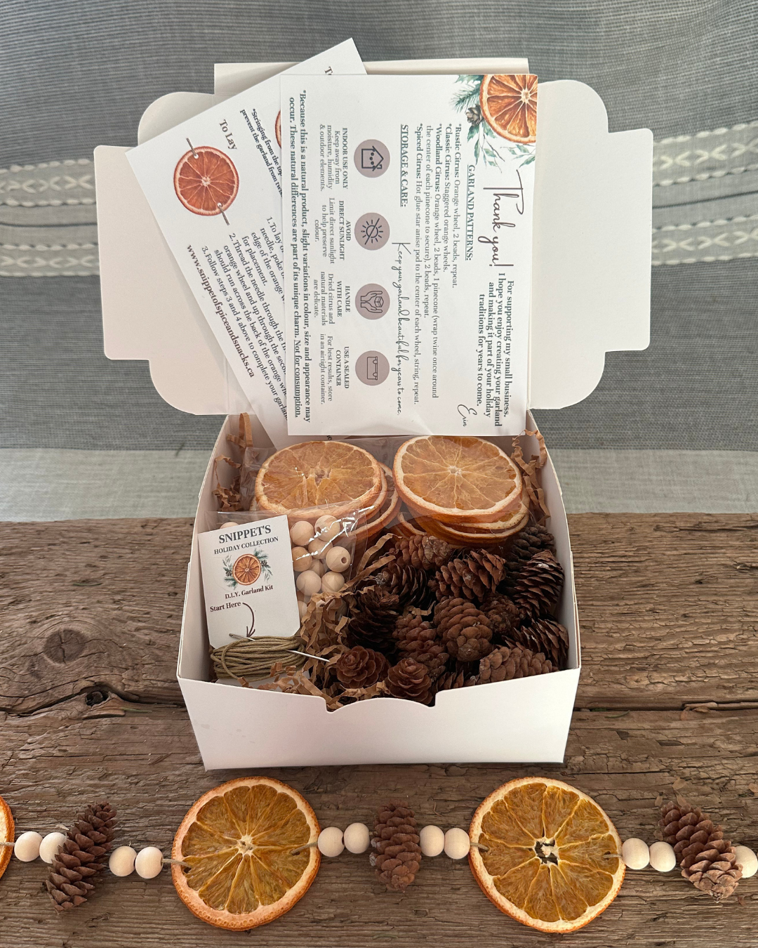Woodland Citrus DIY Garland Kit