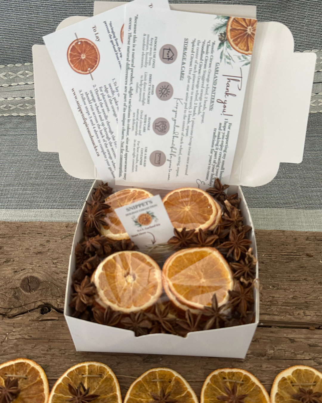 Spiced Citrus DIY Garland Kit