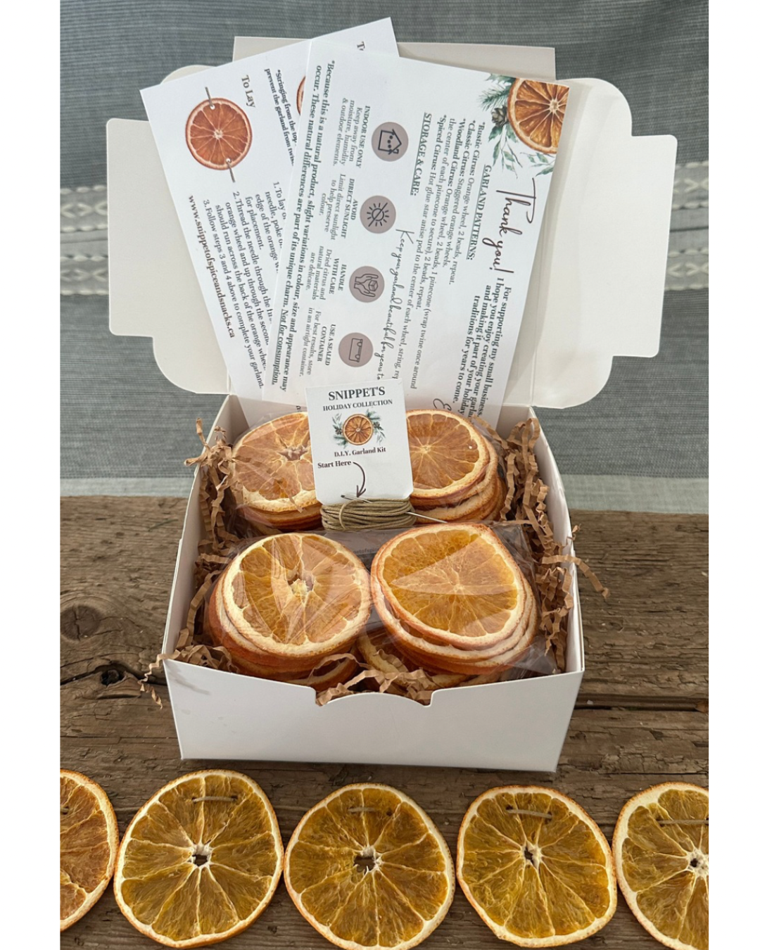 Classic Citrus DIY Garland Kit