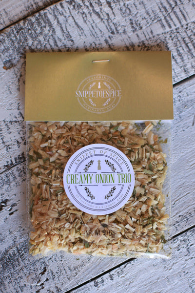 Creamy Onion Trio Dip